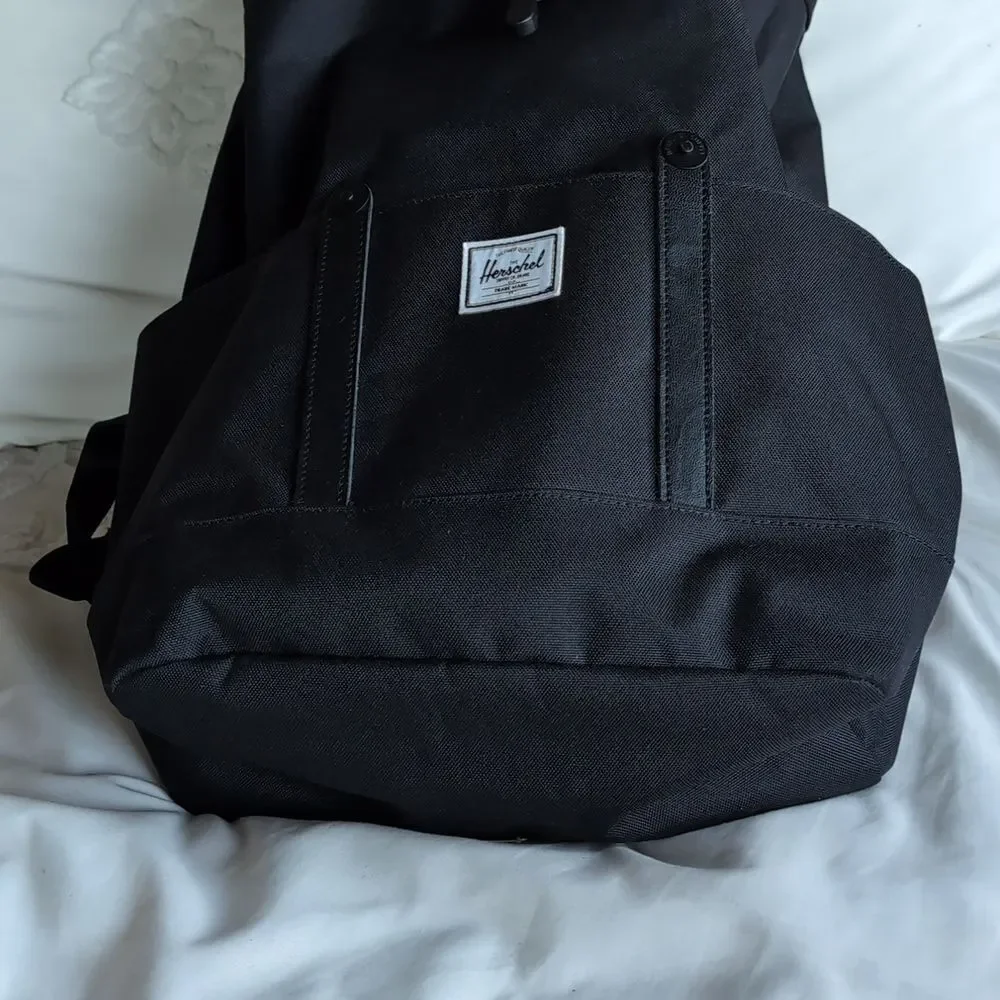 Hershel Retreat  Black Canvas CU Backpack UNISEX NWOT